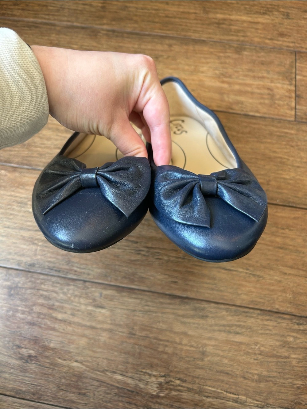 Circus by Sam Edelman Navy Bow Flats - Picture 11 of 12